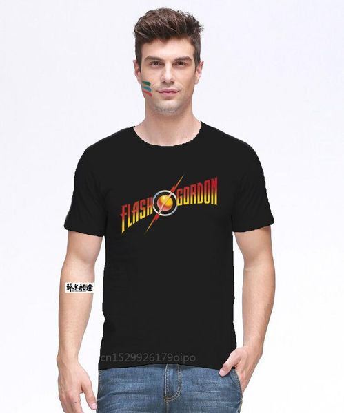 

men's t-shirts flash gordon t shirt fim queen soundtrack sci fi science fiction space universe saviour, White;black