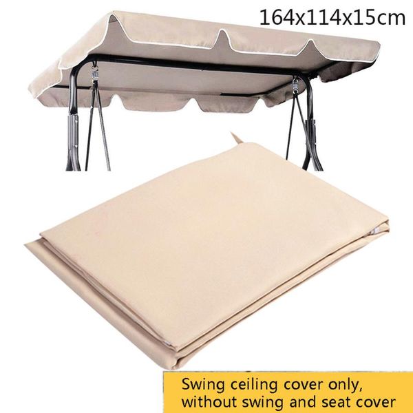 

green cover beige swing replacement patio outdoor waterproof roof structure shade
