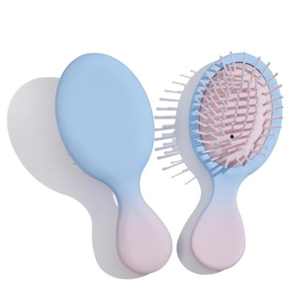 

hair brushes 1pc air bag comb mini head massager acupoint stimulation brush reduce loss anti static styling accessories, Silver