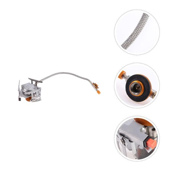 

outdoor pads folding stove gas burner camping hiking picnic bbq tank