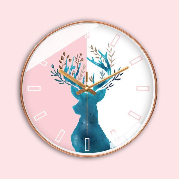 

wall clocks 30cm nordic style non-ticking silent plastic clock for home kitchen office decoration fashion design