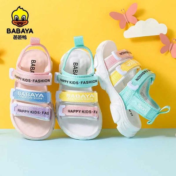 

babaya children sandals girls candy colors casual shoes fashion breathable girls beach shoes 2021 summer new open-toed shoes c0602, Black;red