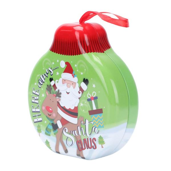 

gift wrap 1pc tree hanging candy jar xmas decorative case tinplate storage box