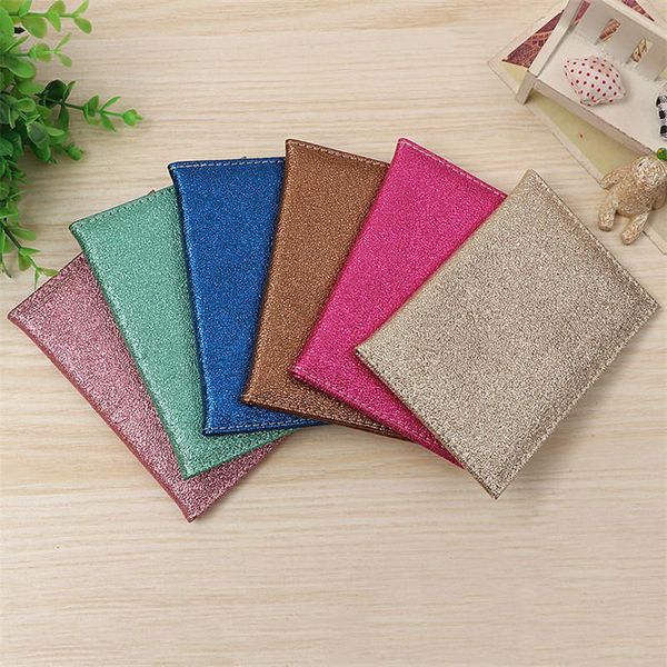 

card holders glitter sequin pu leather passport holder bag business cover travel driver license, Brown;gray