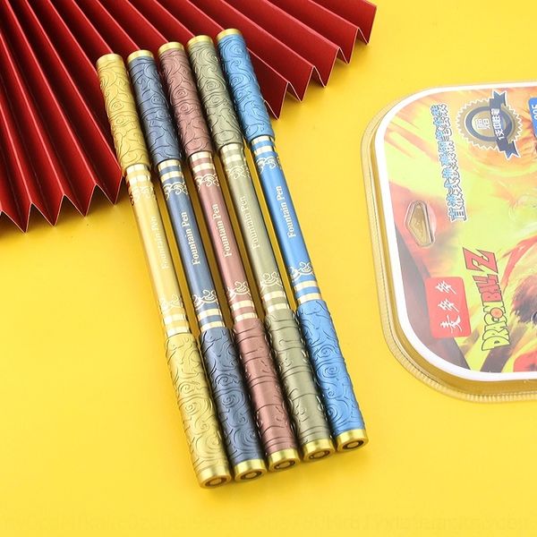 

bAl retractable fountain pens ed gold cudgel changing telescopic headretractable double headed morandi color gold cudgel changing pen