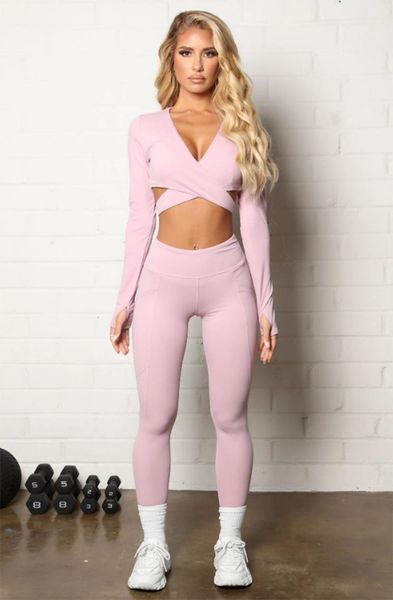 

yoga outfit set leggings women fitness suit for clothes high waist gym workout sportswear sports clothing