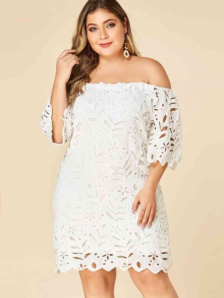 

dresses new fashion summer 2021 lace one shoulder backless feipo dress, Black;gray