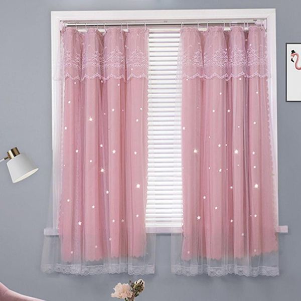 

rukitu curtains curtain without punching installation full shading cloth nordic simple 2021 bedroom small window & drapes