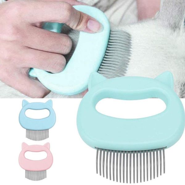 

electric hair brushes pet shell comb relaxing cat grooming massager brush dog removal massage cleaning tool