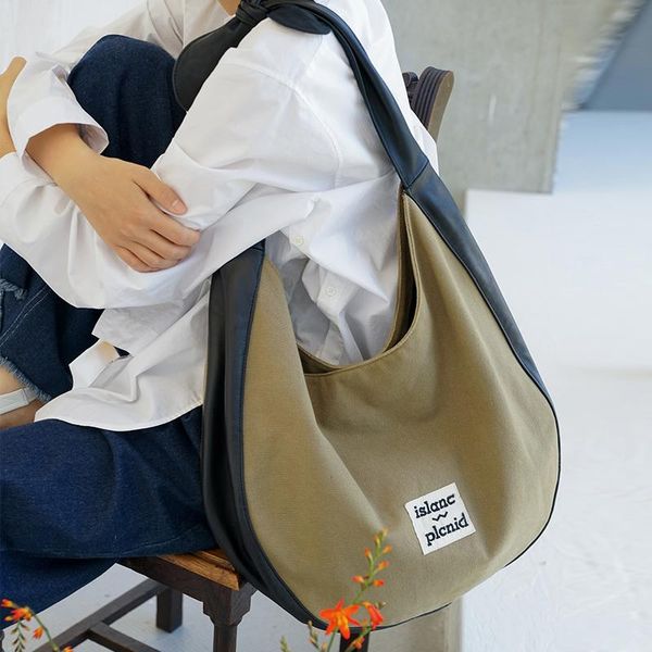 

evening bags letter shoulder bag canvas big tote for women fashion large-capacity handbags casual handle purses 2021