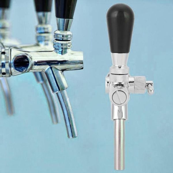 

drinking straws adjustable keg soda beer liquor party restaurant bar home brewing tap faucet long stem brew faucet-silver