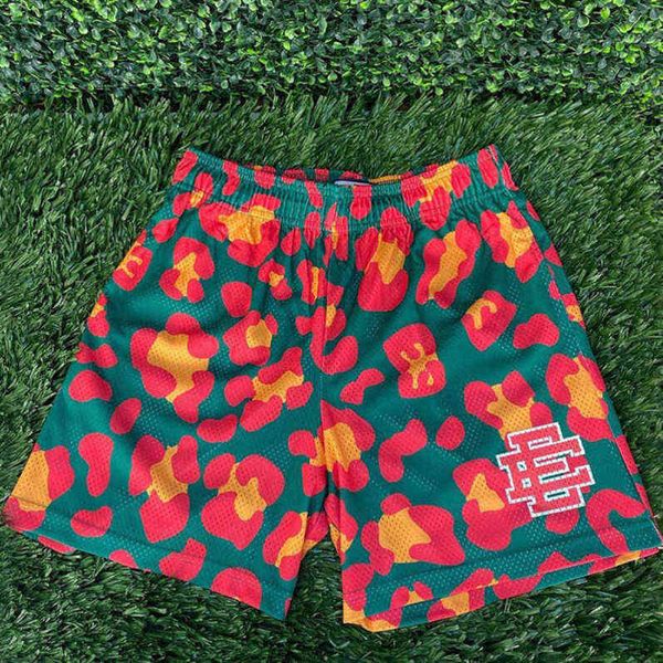 

eric emanuel ee basic short men's fitness shorts newyork city skyline beach basketball training street trend sweatpants mesh breathable, White;black