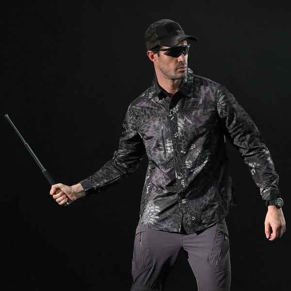 

quick-dry tactical shirts urban oversized detachable sleeve breathable and windproof military hiking camping vintage shirt men's casual, White;black