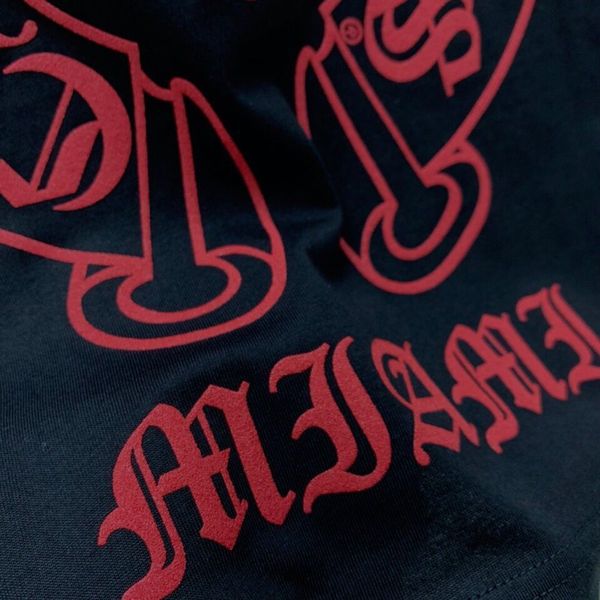 

chrome/hearts brand horseshoe fashion crosin t-shirt red 2021 new print short sleeve cotton loose summer rm1j, White;black