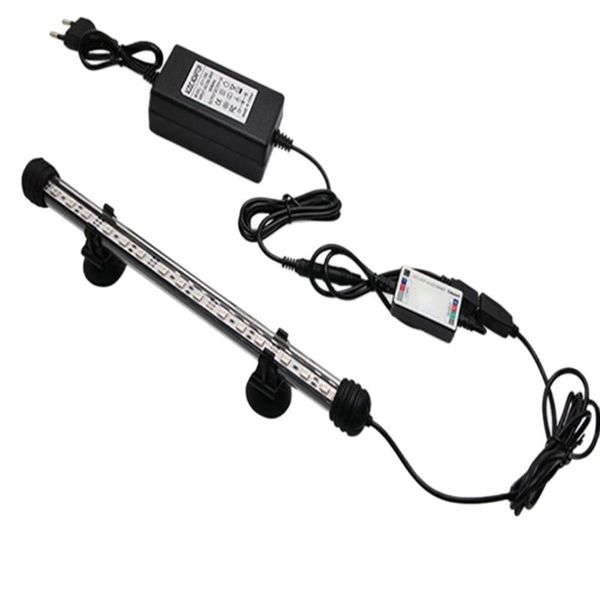 

aquariums lighting waterproof led aquarium lights fish tank light bar blue/white 18 cm submersible underwater clip lamp aquatic decor us plu