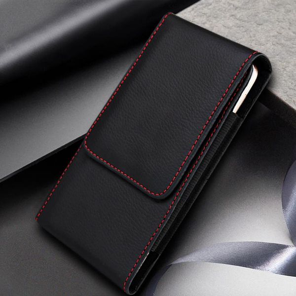 

cell phone pouches universal 6.5 inch anti-drop mobile waist belt clip bags case cover for 12 11 pro max 7 8 6 plus magnetic buckle