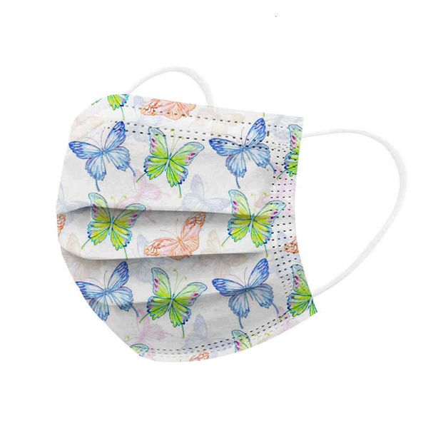 

mask printed mask butterfly cartoon