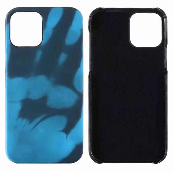 

heat sensitive strain color shell phone cases for iphone 12 11 pro promax xs max 8 plus