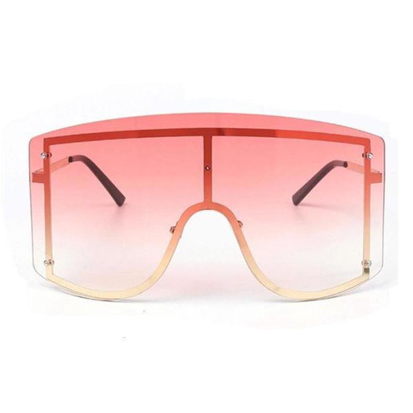 

sunglasses fashionable sun frames frame ttlife big one sunglasses piece oversize red women sun glasses female shield shades ins, Black