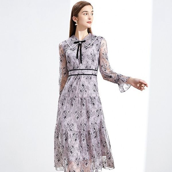 

women's large fairy dress thin autumn purchase channel, Black;gray