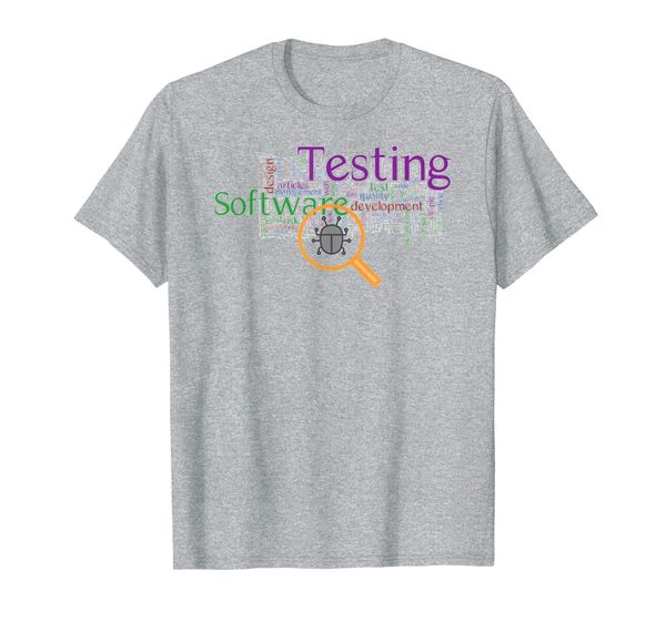 

software testing quality assurance qa engineer t-shirt, White;black