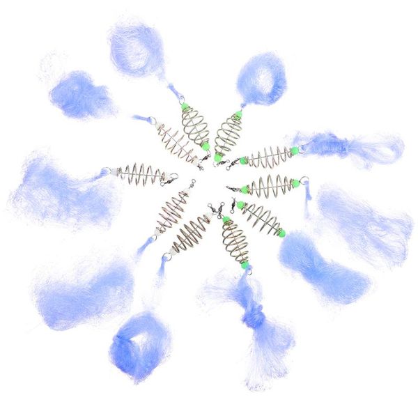 

fishing accessories 10pcs outdoor explosion hooks net fishhook spring