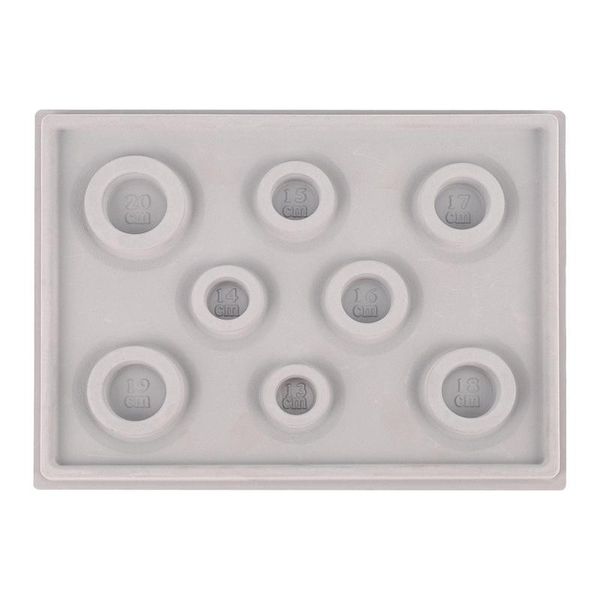 

disposable dinnerware flocked beading bead board bracelet design tray jewellery making diy craft tool gray