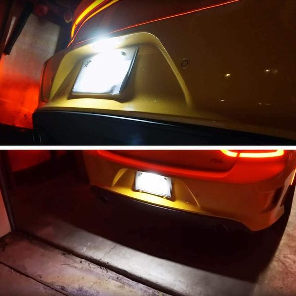 

tail lamp number license plate light car for mit subishi outlander 2006-2010 led emergency lights