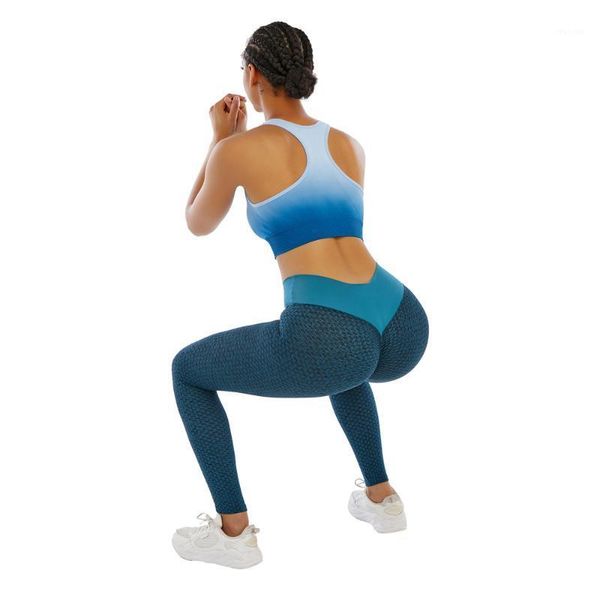 

yoga outfit women seamless leggings sportswear gym fitness sport hip lift booty pants high waist