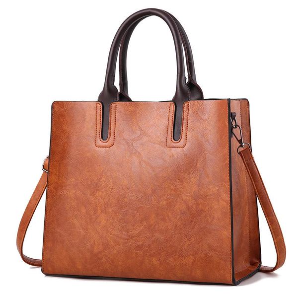

evening bags retro handbag 2021 fashion female bag simple european and american big shoulder messenger purse satchels