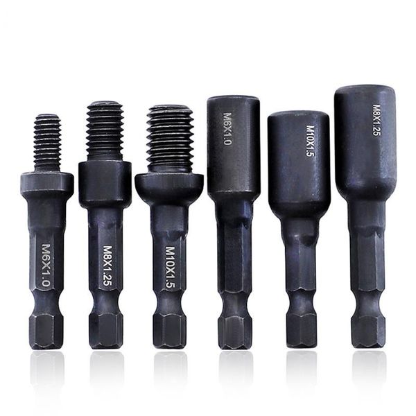 

hand tools 1/4" double-head internal and external teeth screw sleeve inner diameter 6.35mm batch head m6 m8 m10 parts