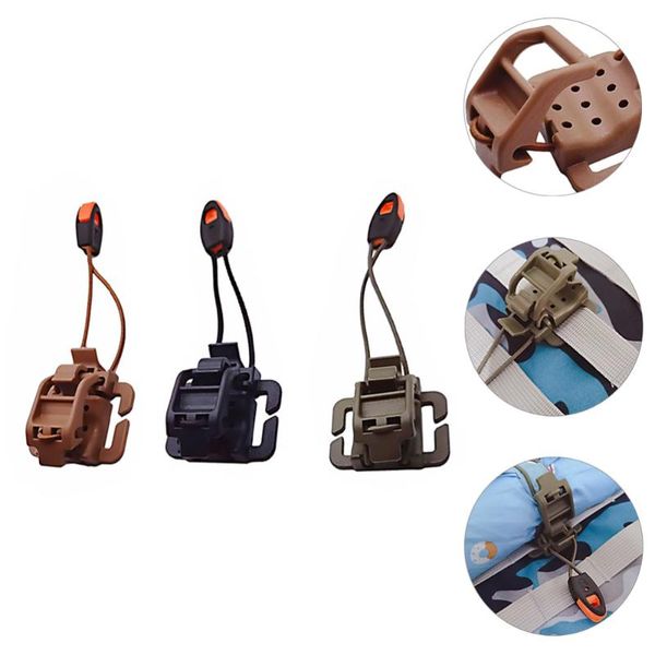 

cords, slings and webbing 3pcs outdoor buckle clip whistle walking stick fixed