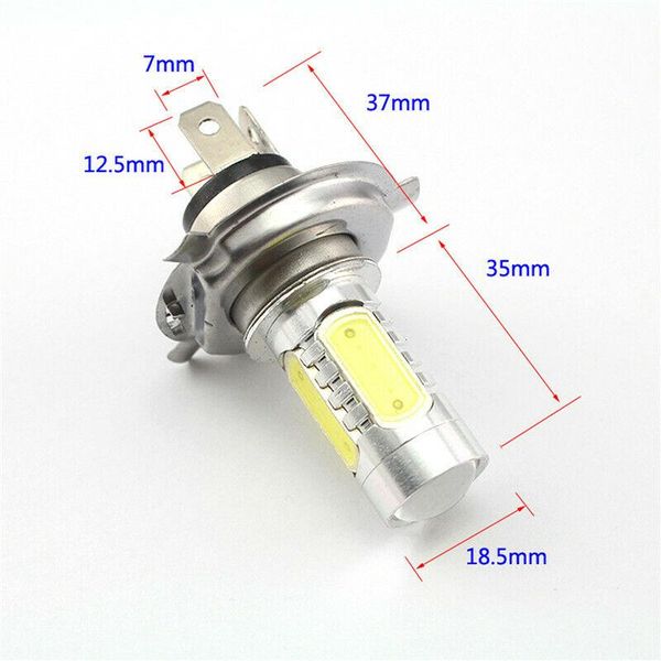 

car headlights 12v est super bright 7.5w h4 led bulbs halogen lamp original socket auto headlight bulb 5500k & 6500k white