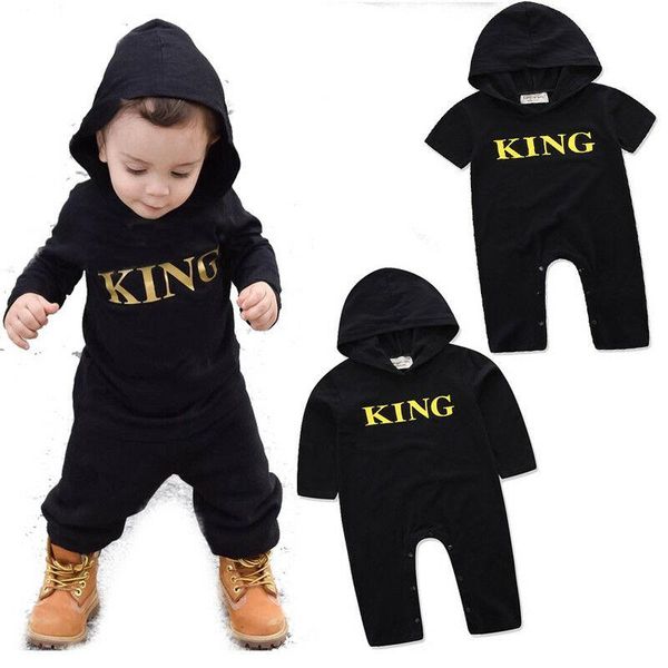 

jumpsuits born infant baby boys girl kids king romper jumpsuit clothes outfits, Blue