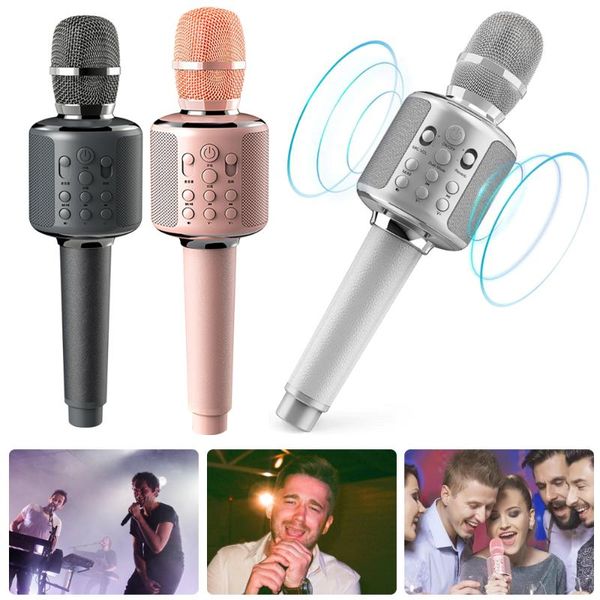 

microphones travor wireless microphone y11s condenser for phone home singing portable mic speaker bluetooth-compatible