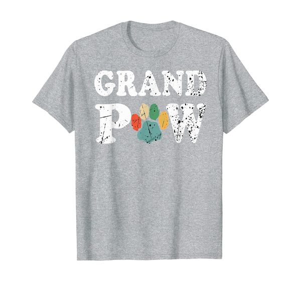 

Grand Paw Dog Shirt Grandpaw Vintage Distressed T-Shirt, Mainly pictures