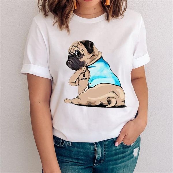 

and women graphic dog paw men t shirt cartoon kawaii pet short sleeve animal 90s clothes lady tees print clothing, White;black