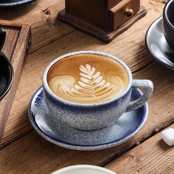

modern ceramic coffee cup minimalist nordic turkish tea reusable mug vintage porcelain drinkware df60bd cups & saucers