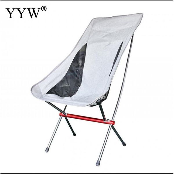 

ultralight fishing chair outdoor camping stool camp folding furniture oxford fabric max 150kg beach moon for family accessories