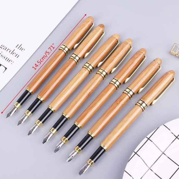 

bamboo calligraphy art fountain pen chisel-pointed nib 0.7mm-3.0mm writing tool m5te pens