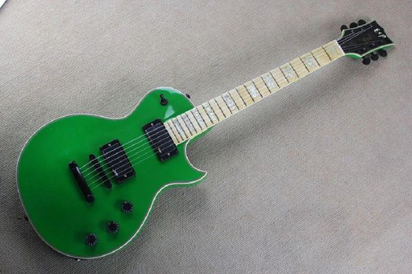 

espp standar eclipse vinatge green custom shop emg pickup maple fingerboard electric guitar @32
