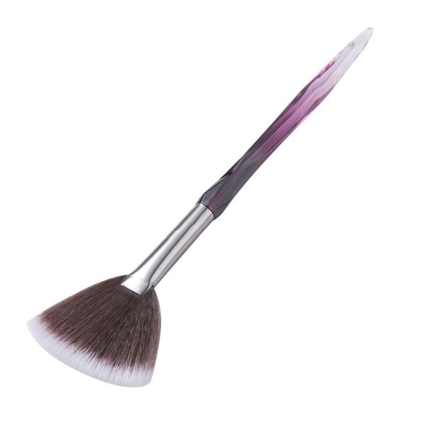 

makeup brushes 1pc professional soft small fan shape highlighter brush cosmetic tool foundation powder concealer make up