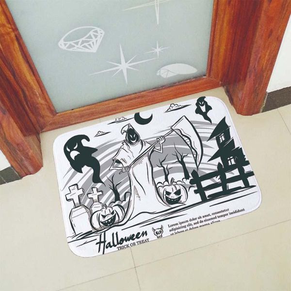 

happy halloween rug 40x60cm 50x80cm outdoor entrance floor rugs for bedroom kitchen hallway doormat anti-slip door mat carpets