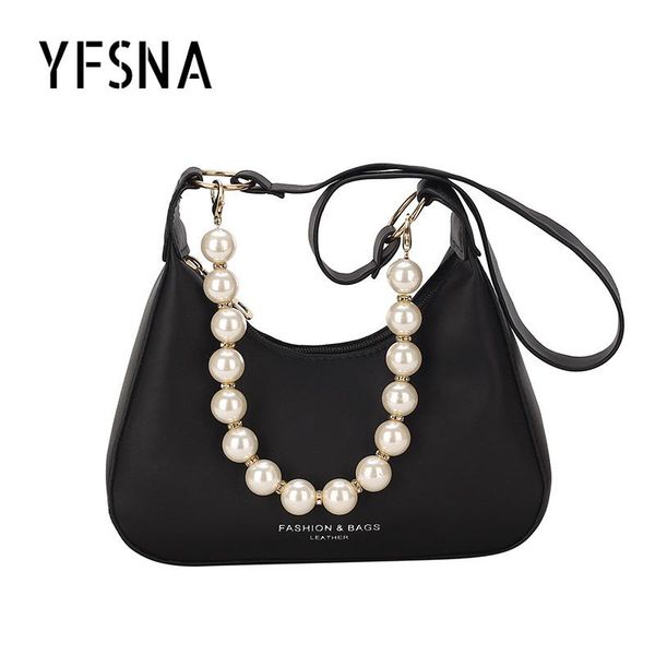 

evening bags desinger bag for women crossbody pearl chain messager casual handbags baguette underarm