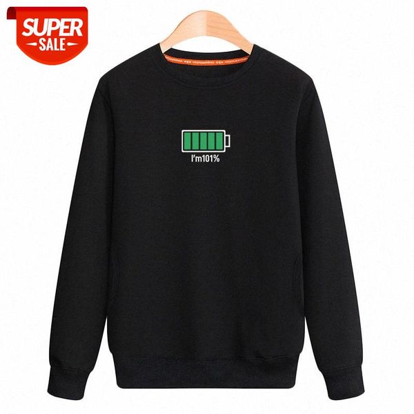 

battery sweatshirt round neck thin hedging male and female students personality creative clothes trendy long sleeve big kids #to1m, Black