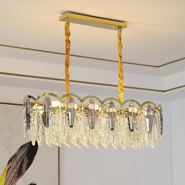

restaurant led chandelier lighting modern living room crystal home decoration chandeliers