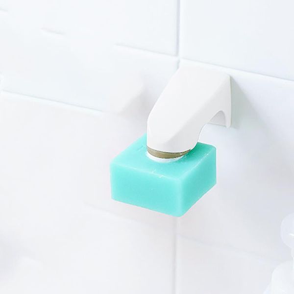 

bathroom storage & organization magnetic soap dish container dispenser wall holder suction cup kitchen adhesive hanging racks