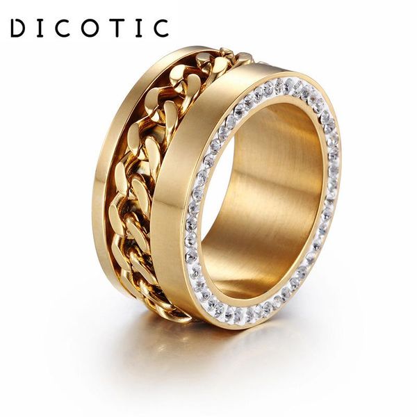 

wedding rings jewelry peru lima dicotico gold twist pattern with zircon classic vintage stainless steel for women, Slivery;golden
