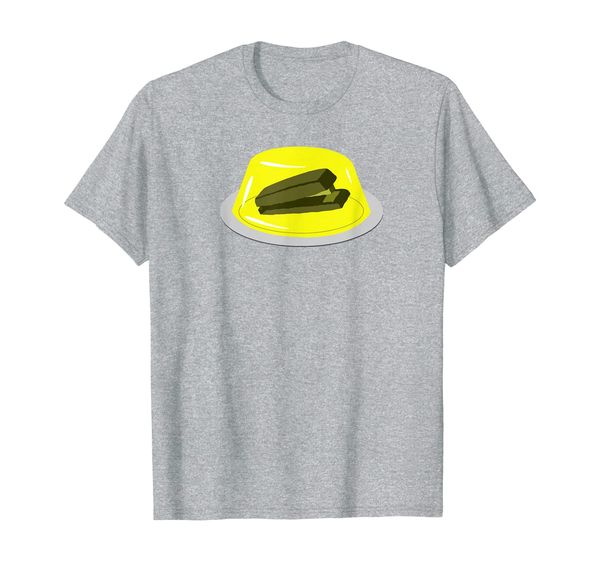 

stapler in jello shirt, original design, White;black