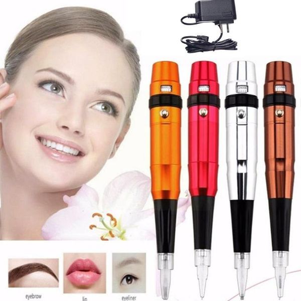 

tattoo guns kits 35000r/m dermograph gun semi permanent makeup lip eyebrow motor pen machine k6r6